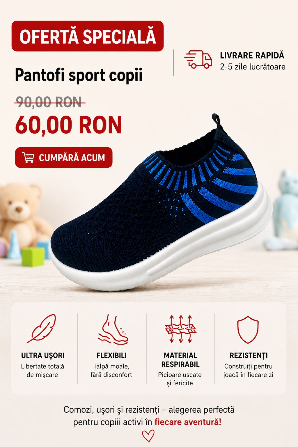 Pantofi sport baieti
