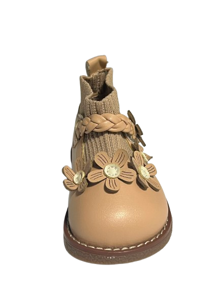 Pantofi eleganți pentru fetițe Bej / Cappuccino