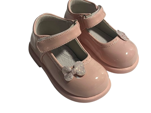 Pantofi Eleganți Roz pentru Fetițe cu Fundiță