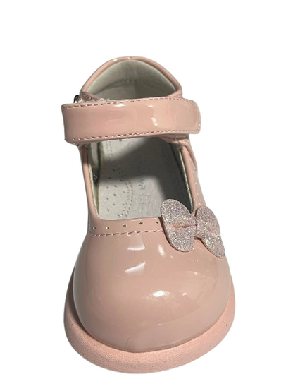Pantofi Eleganți Roz pentru Fetițe cu Fundiță