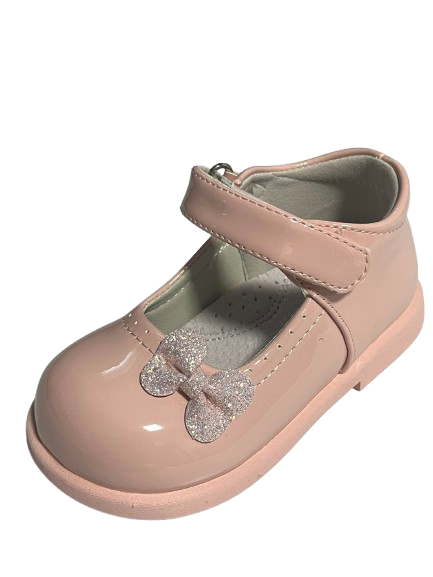 Pantofi Eleganți Roz pentru Fetițe cu Fundiță