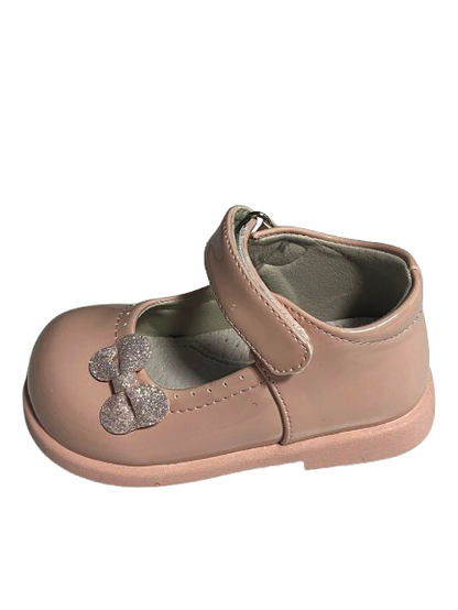 Pantofi Eleganți Roz pentru Fetițe cu Fundiță