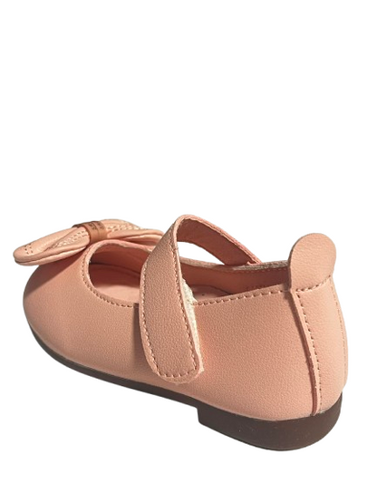 Pantofi Eleganți Roz cu Fundiță pentru Fetițe