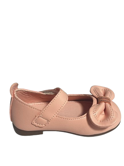 Pantofi Eleganți Roz cu Fundiță pentru Fetițe